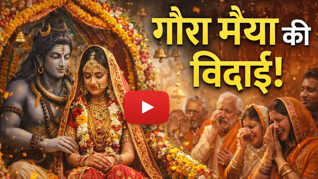 🔥 गोरा मैया की विदाई 😭 | शिव पार्वती विवाह स्पेशल भजन | दिल को छू लेने वाला भावुक भक्ति गीत | 2026