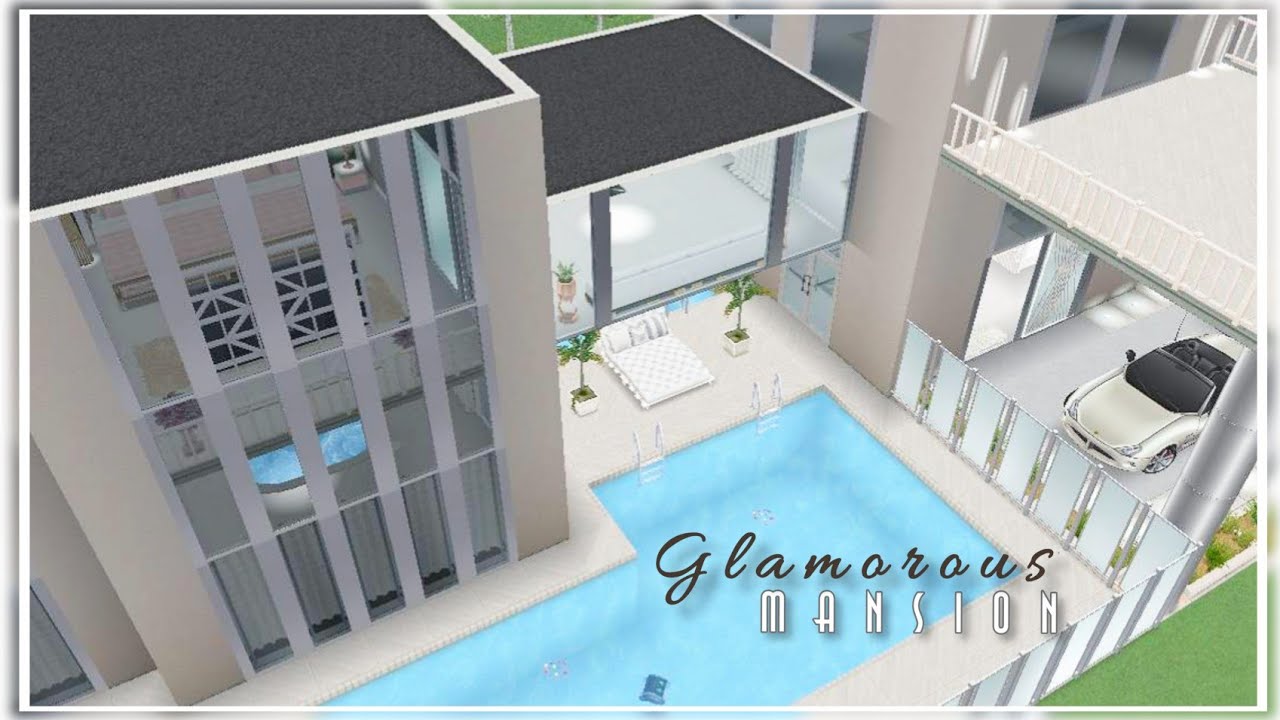 Sims Freeplay | Glamorous Mansion for Celebrity | Rose gold accents ✨