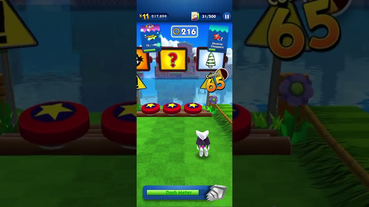 Sonic Dash | Playing as Rouge