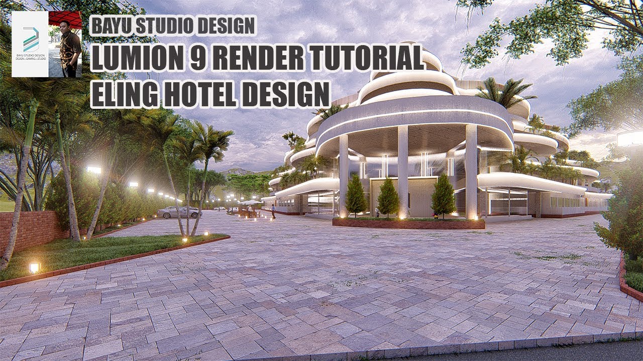 Lumion 9 Render Tutorial #27 - Eling Hotel Design