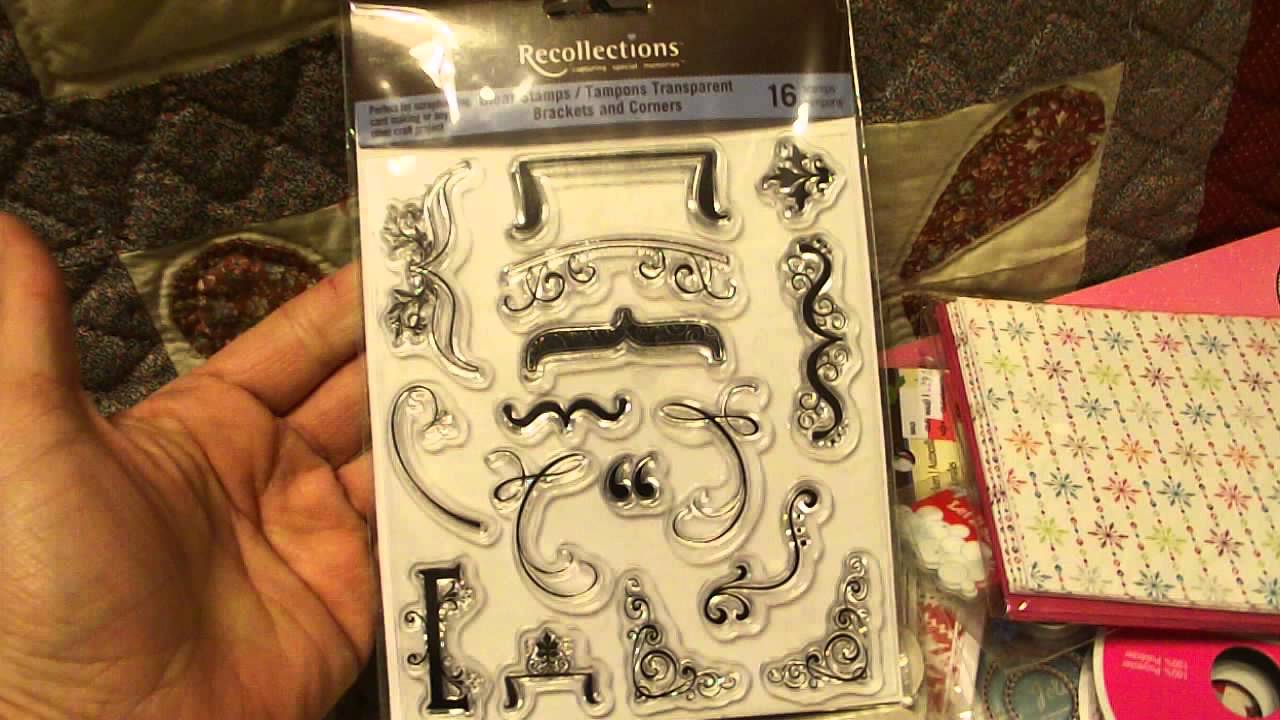 1st Haul Video papertrey Ink (PTI) WPLUS9 My Favorite Things (MFT) Mike's Ho Lo & Home Depot?! Jan13