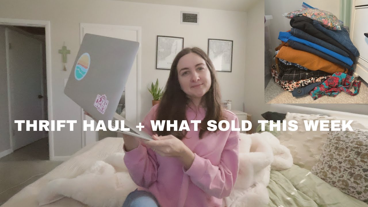 Reseller Thrift Haul + What Sold This Week for Profit!