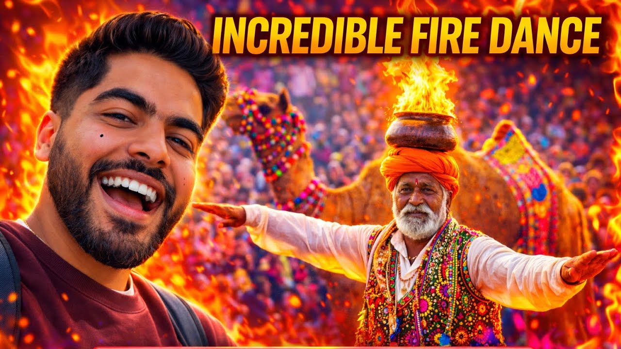 Rajasthan’s Craziest Festival Moment — Fire Dance!
