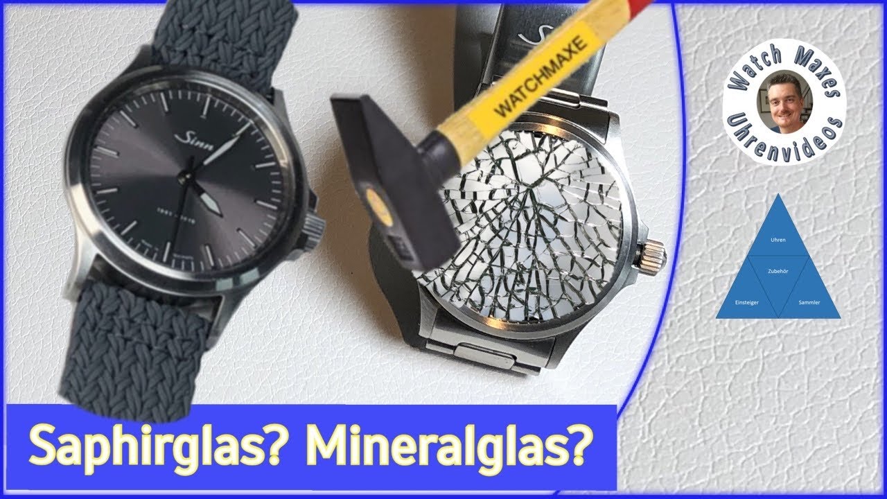 Garantiert sicher erkennen: Mineralglas oder Saphirglas?