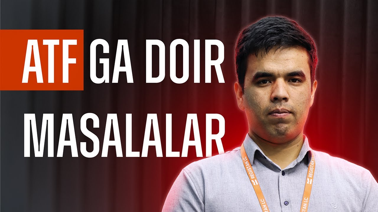ATF'ga doir masalalarni 2 xil uslubda ishlashni o'rganamiz | Registan Abituriyent