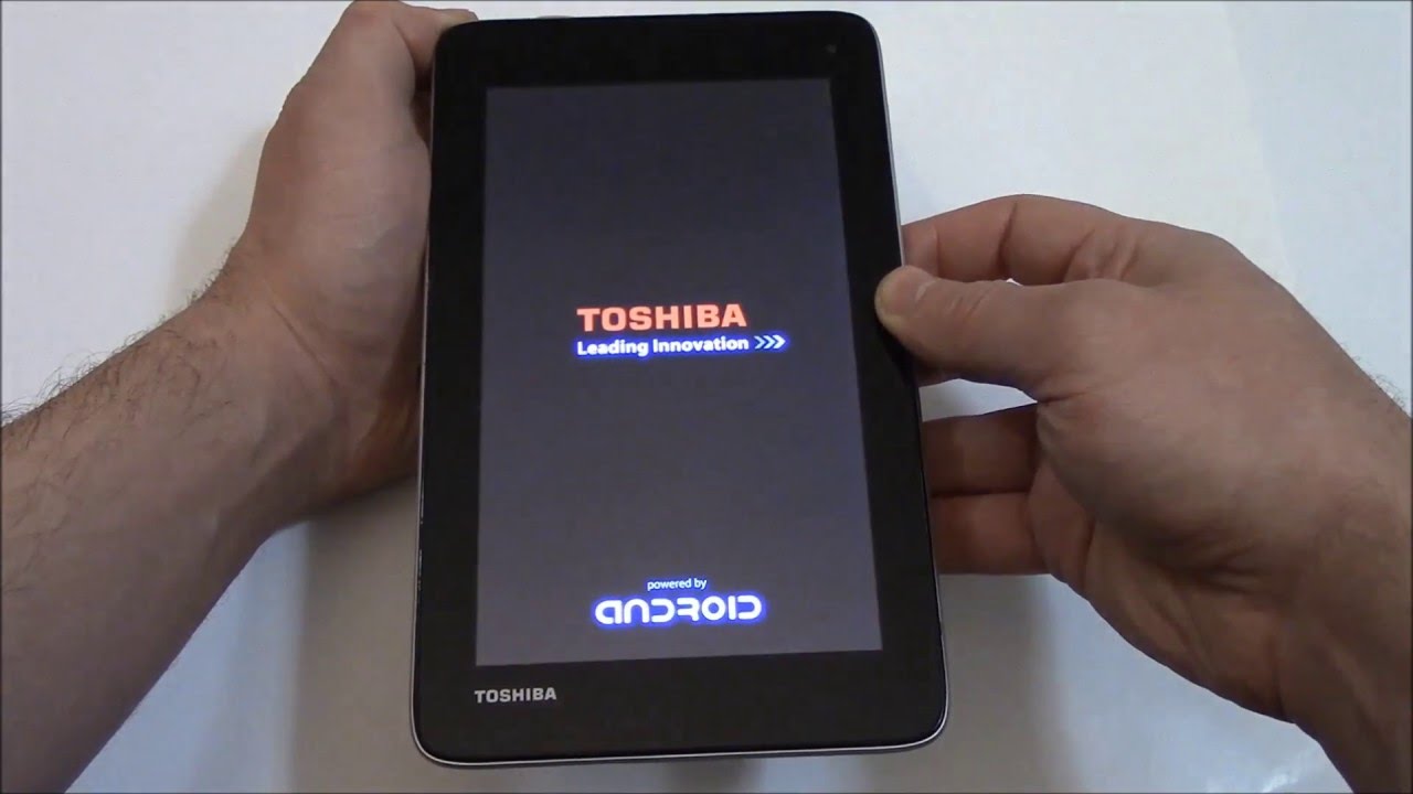 Как сделать полный сброс настроек планшета Toshiba Excite