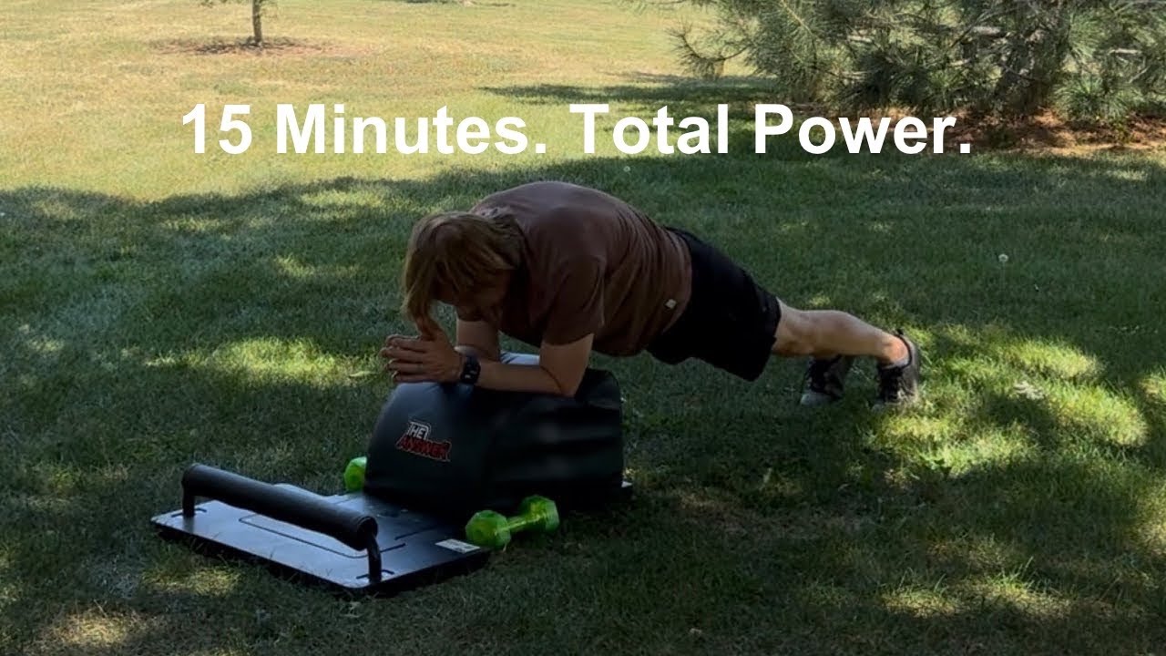 Total Body Power with The Answer | 15 Minutes of Strength and Balance