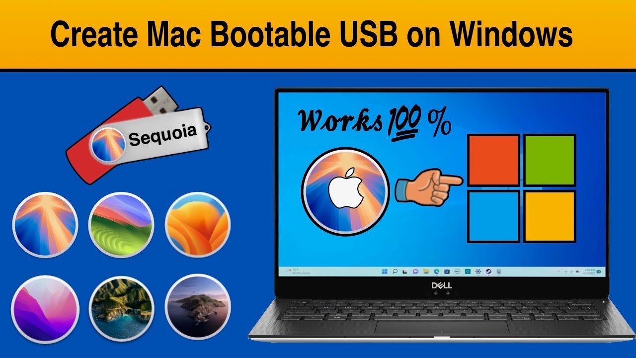 Как создать загрузочную флешку Mac (macOS) на ПК с Windows | 🤯 🤯 Новый метод 2025 года 🤯 🤯 | Рабо...
