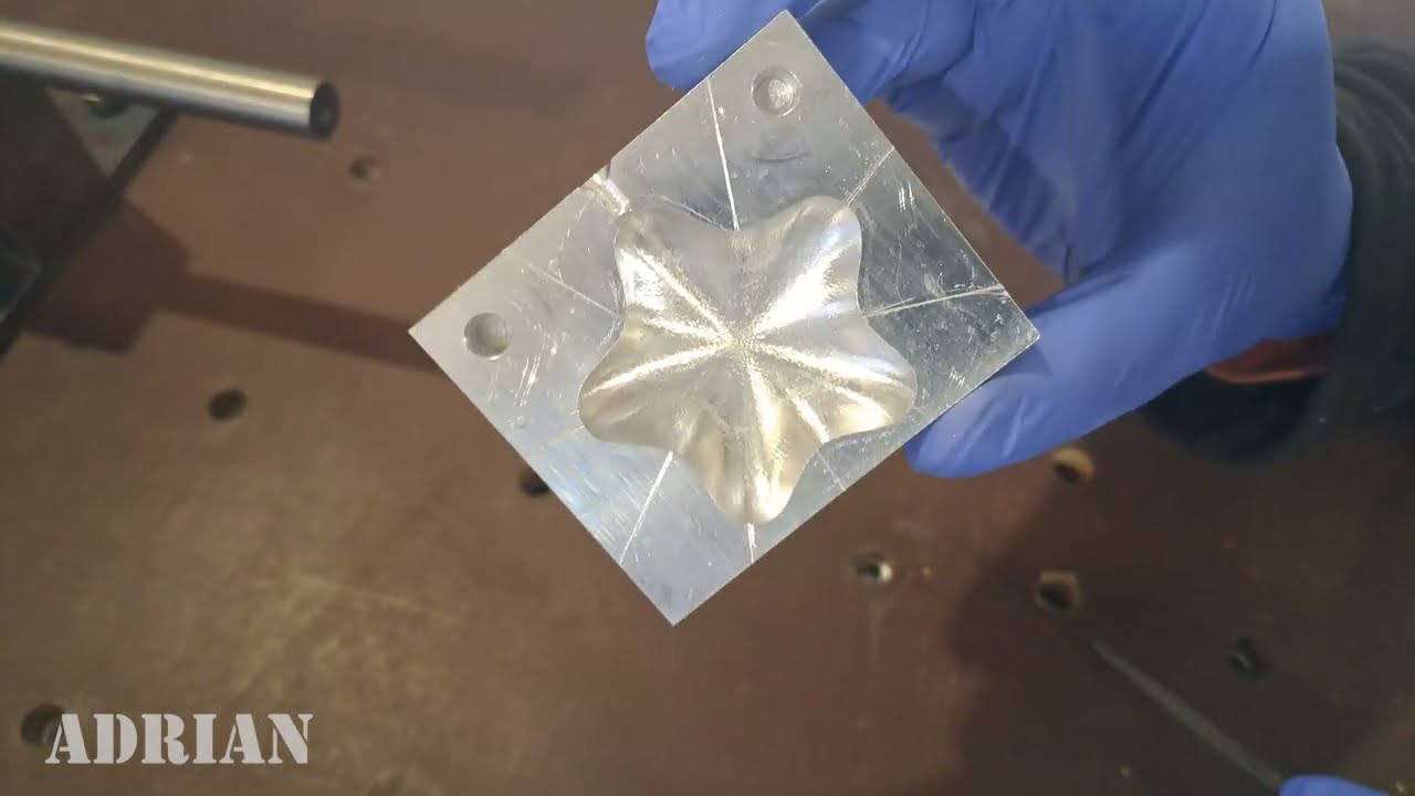 Aluminum mold test on DIY desktop injection machine