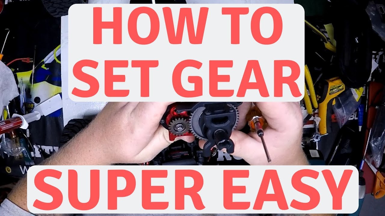 Best Way to Set Gear Mesh on Arrma Kraton Talion Outcast Notorious Senton Typhon