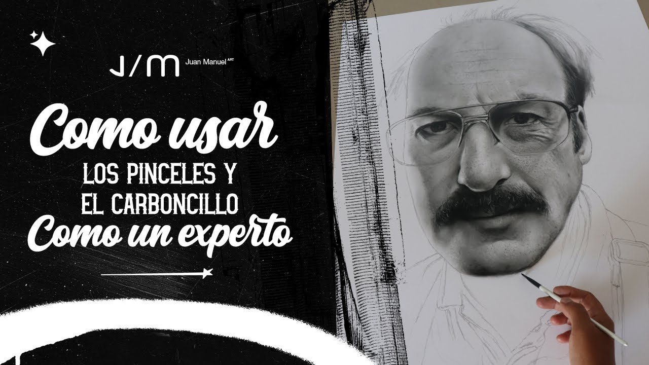Como usar los pinceles y carboncillo como un experto