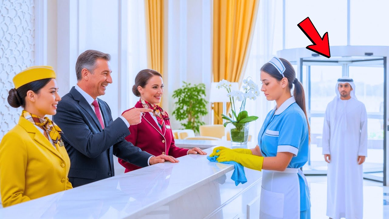 Hotellägaren förödmjukade städerskan inför shejken… tills hon talade perfekt arabiska!