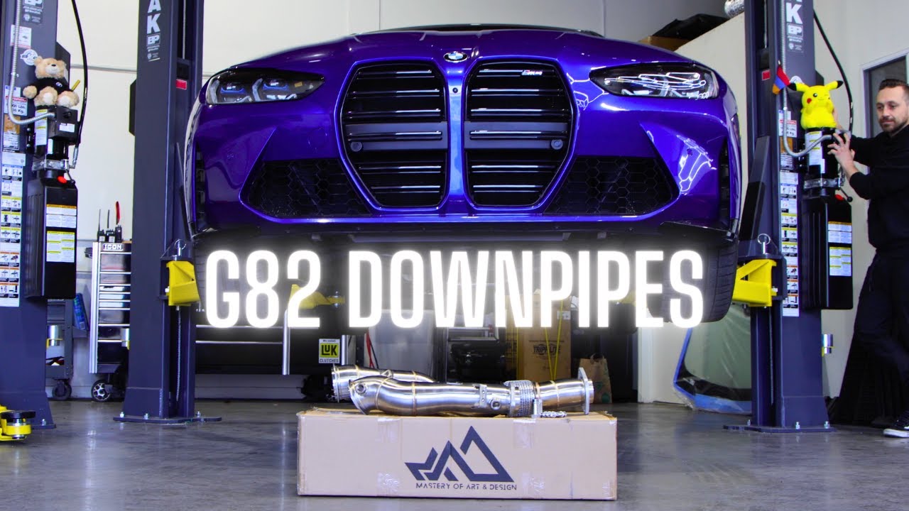 ***BIG EXHAUST SOUND*** MAD G82 Downpipes are the answer to unlocking the s58s ultimate sound?