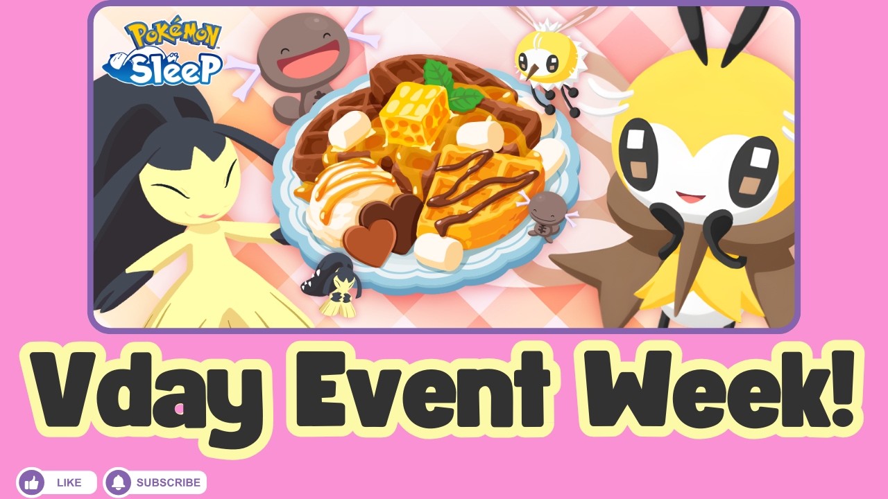 Starting Valentine's Day Event Week in Pokemon Sleep!