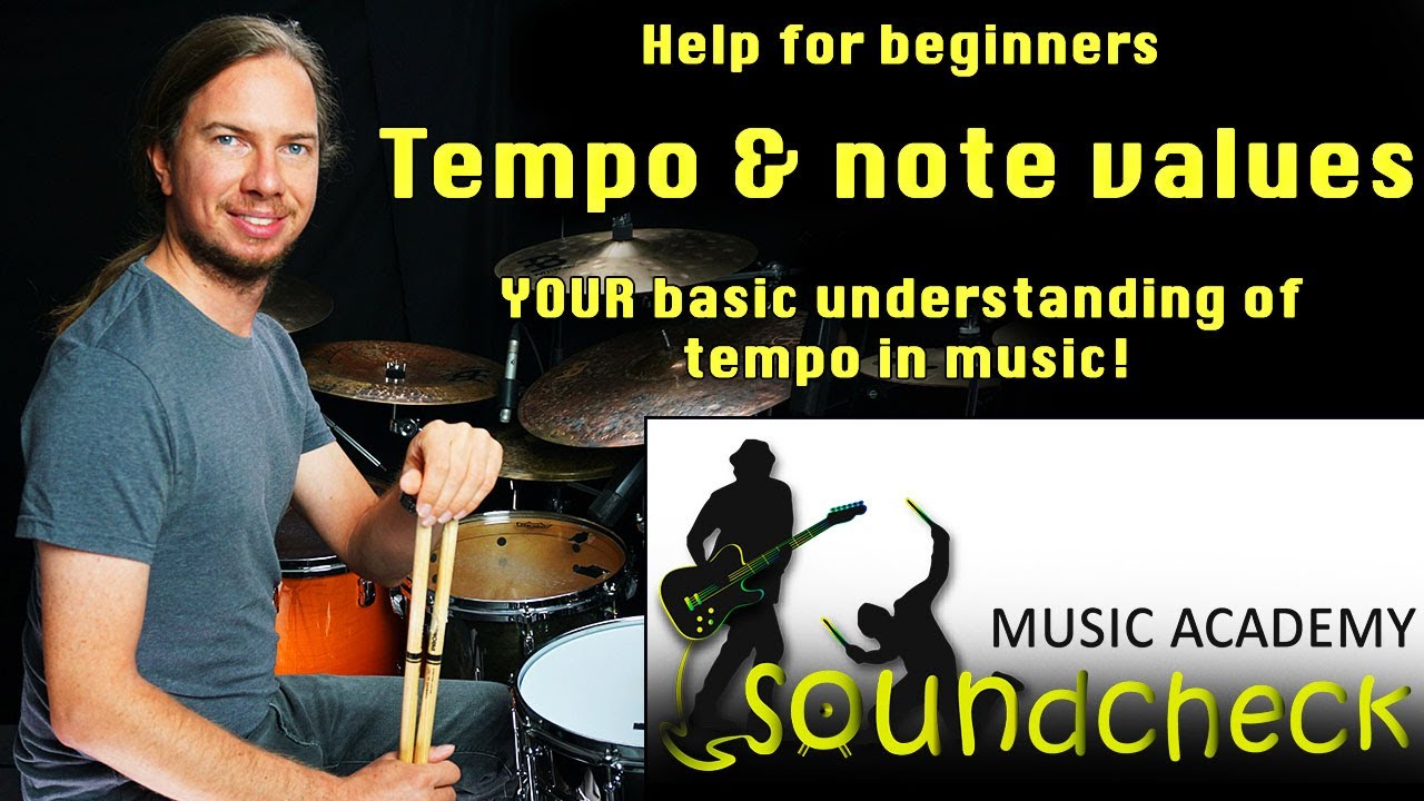 Tempo and Note values on the drumset: Learn to control your speed through these two dimensions!
