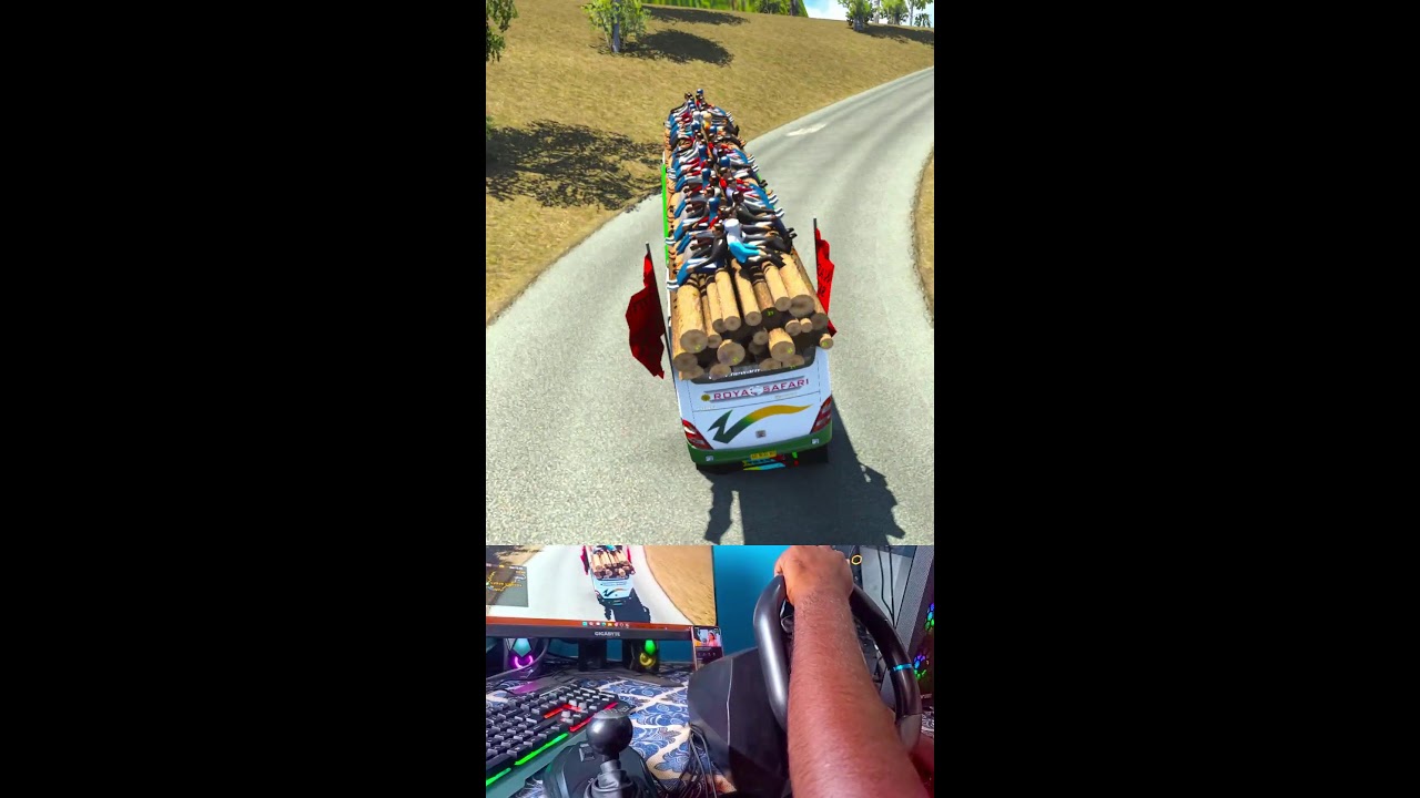 ETS 2 ON PXN V9 dangerous extreme route Part-22#ets2 #live #shortsfeed #shortslive