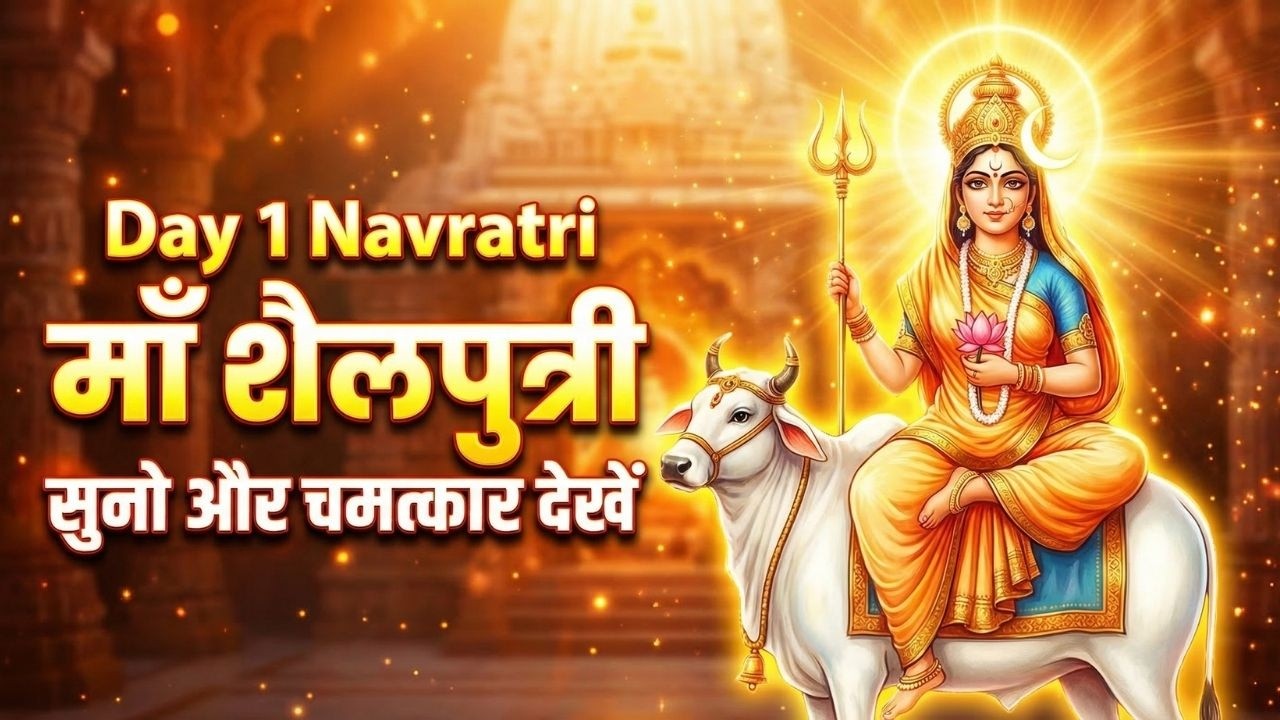 जय माँ शैलपुत्री 🌸 मंत्र जाप + भजन | Navratri Special Powerful Chant