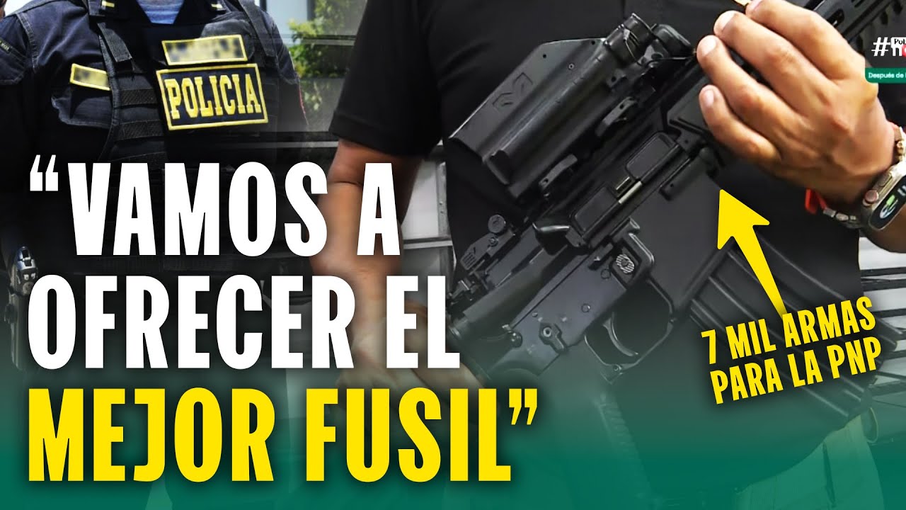 FAME fabricará 7 mil fusiles para Policía Nacional del Perú: "Se encuentran en el ejército israelí"