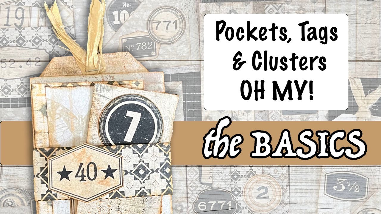 Pockets, Tags, & Clusters OH MY! Easy ideas for journaling! #scrapbooking #junkjournal