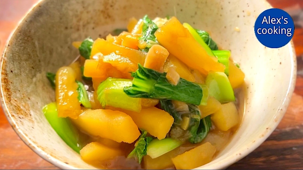 Potato Strip & Baby Bok Choy Soup: Simple, Warm & Delicious Home Recipe!