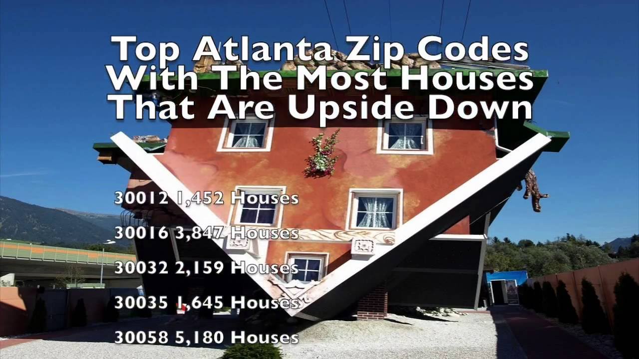 Top Atlanta Zips Code With The Most Houses Upside Down