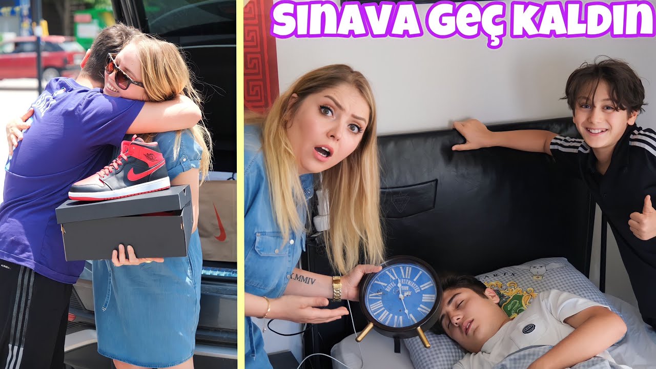SALİME ÜNİVERSİTE SINAVINA GEÇ KALDIN ŞAKASI !! SÜRPRİZ HEDİYE