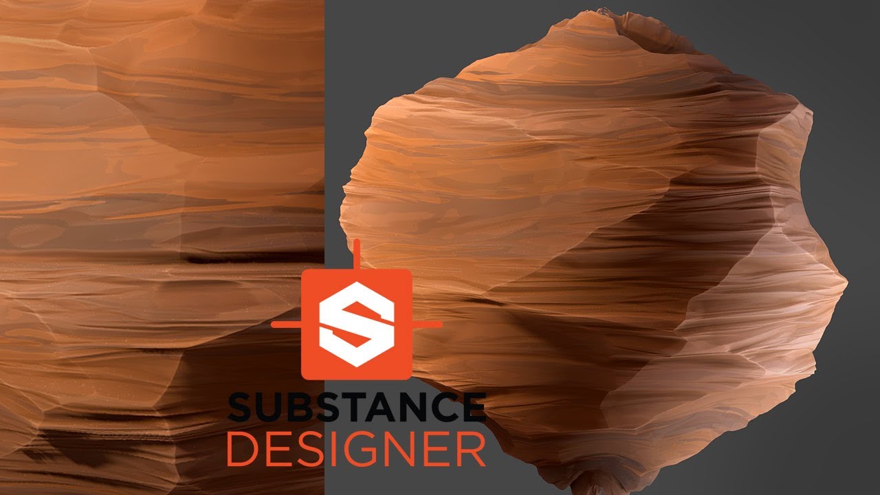 Making Stylized Desert Cliff Wall in Substance Designer