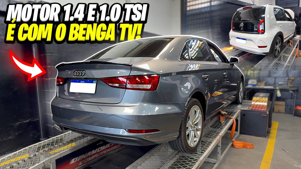 AUDI A3 1.4 COM TURBINA REFORÇADA NO STAGE 2 MAIS FORTE + UP TSI COM MAIS POTÊNCIA!