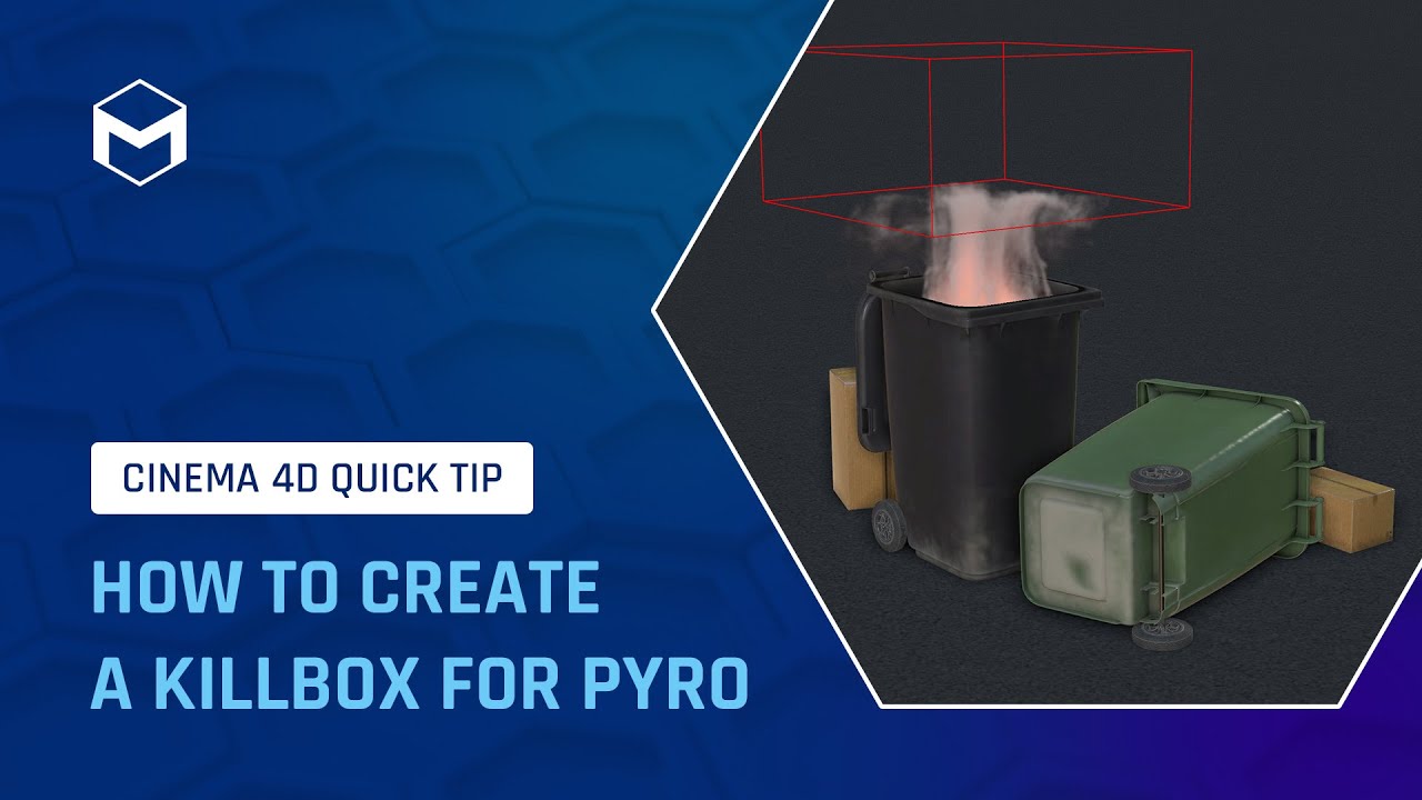 #C4DQuickTip 63: How to create a killbox for Pyro in Cinema 4D