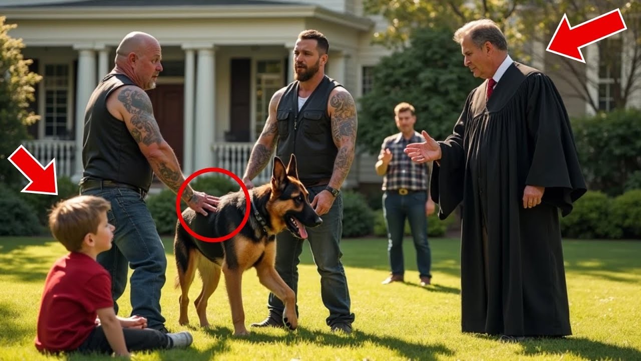 Bikers To Seize A Little Boy's Guide Dog, Unaware His Father Is a Federal Judge!