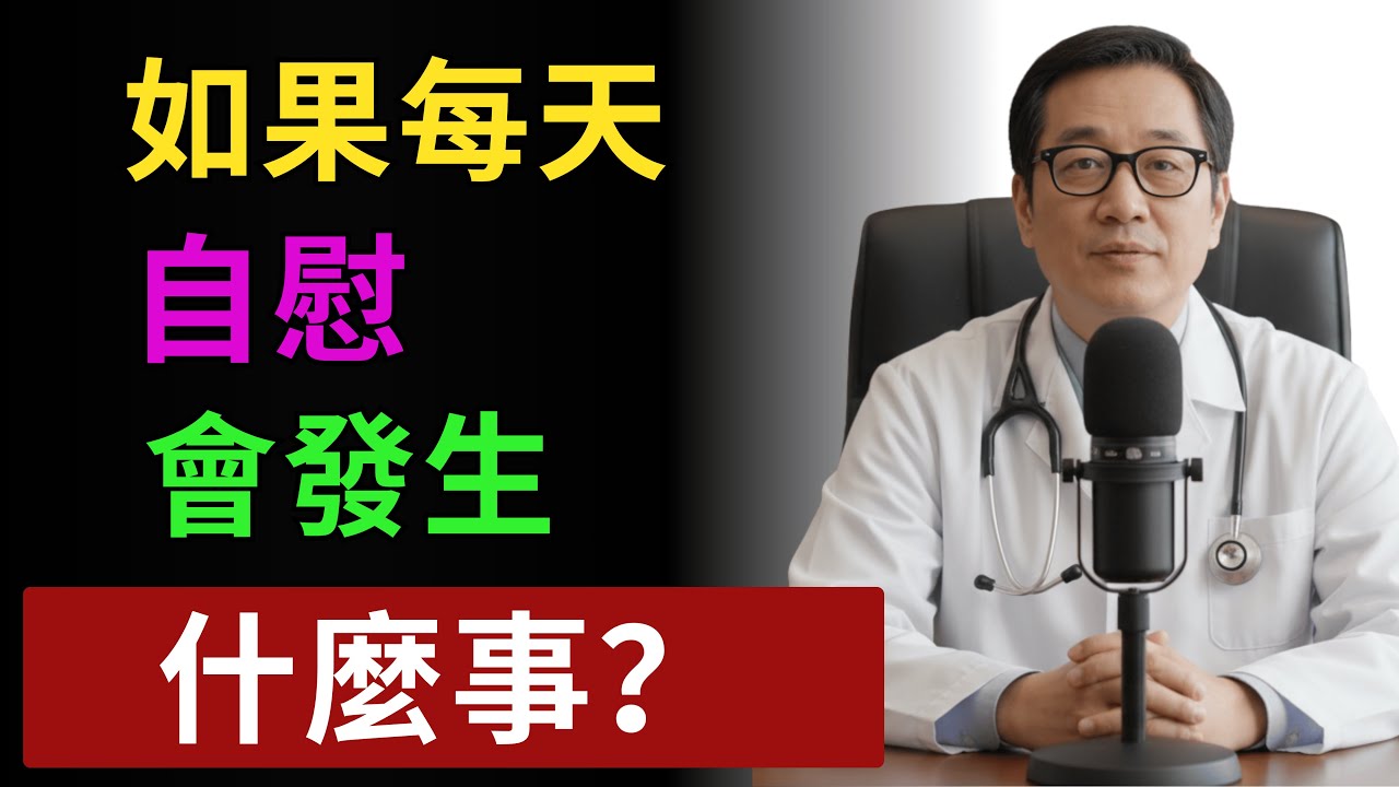 每天自慰會怎樣？吳柏霖醫師30年經驗告訴你真相