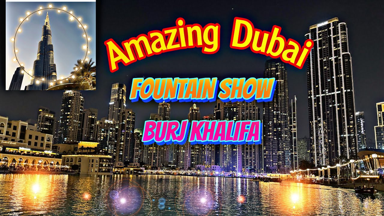 ❤️Fountain Show Burj Khalifa ❤️#Dubai #uae #burjkhalifa #fountain #shortvideo #fun #travel 