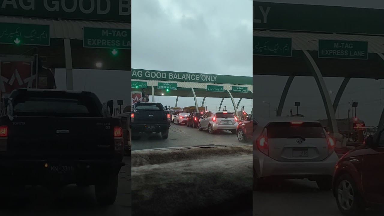 Karachi Toll Plaza || Karachi Hyderabad Motorway || Muhammad ZeeShaN 