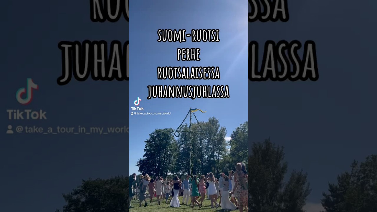 Ruotsalainen juhannus Tukholman saaristossa