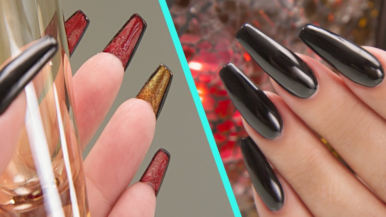 Louboutin Inspired Acrylic Nails - Step by Step Tutorial