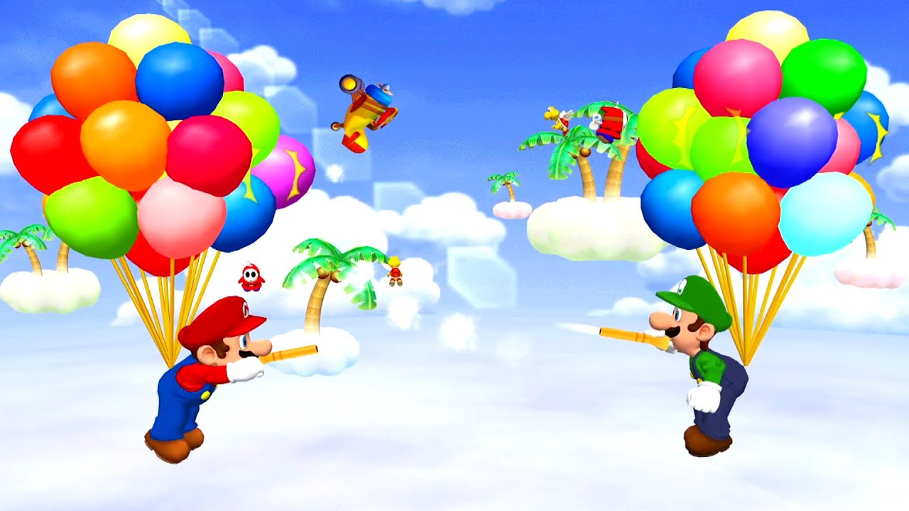 Mario Party 5 - ALL DUEL MINIGAMES!! (Mario vs Luigi!)