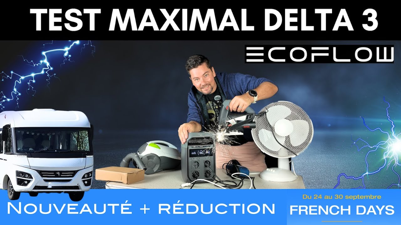 Test de la nouvelle Ecoflow Delta 3 + code promo
