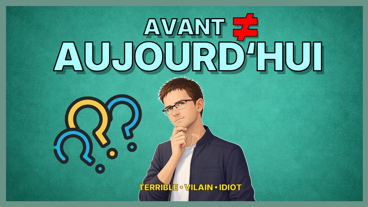 5 mots qui ont complètement changé de sens (et vous les utilisez tous)