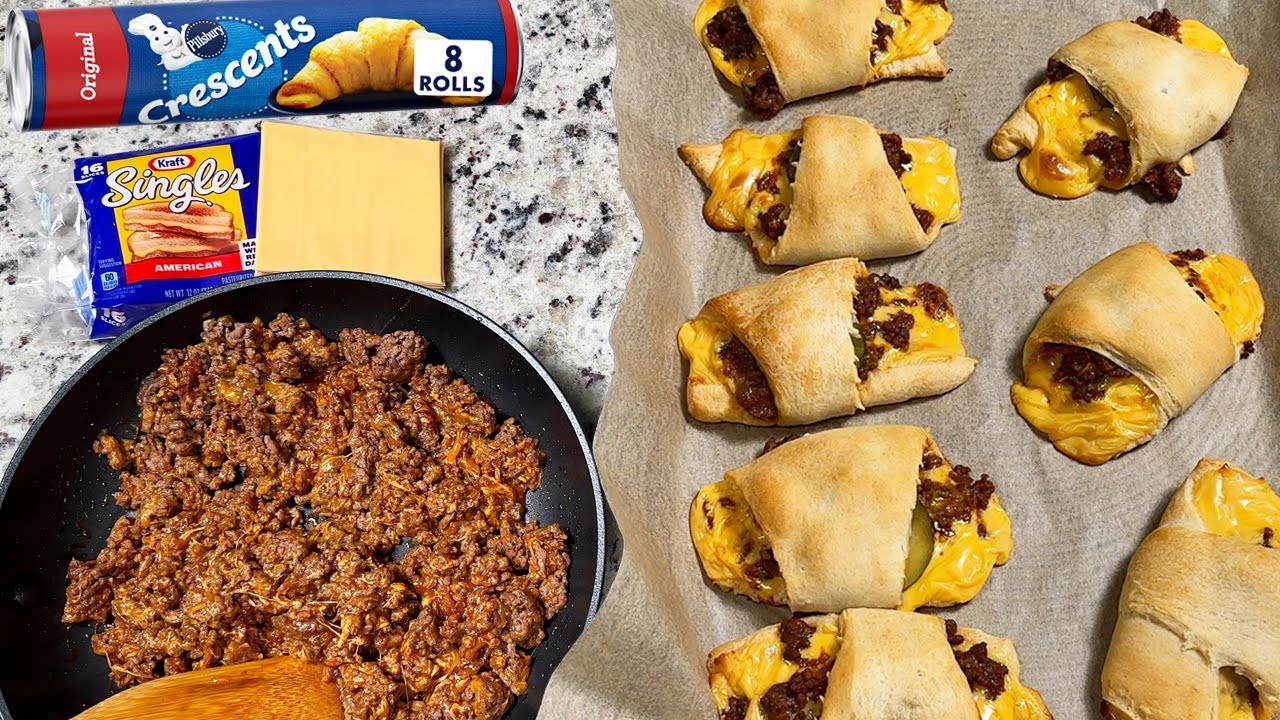 How To Make Pillsbury Cheeseburger Crescent Rolls