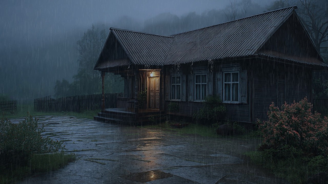 Relaxing Rain Sounds for Deep Sleep | Calm Night Rain Ambience for Stress Relief