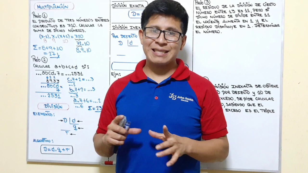 Multiplicación y División - ARITMÉTICA