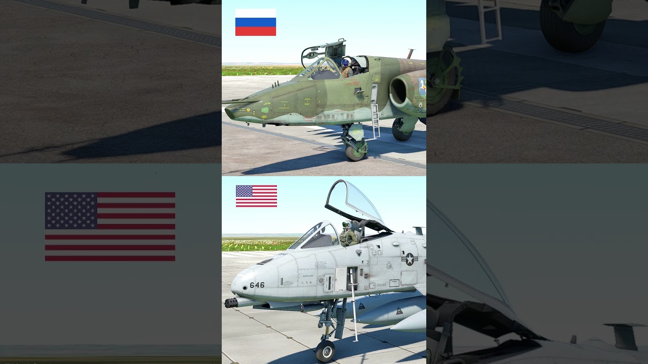 A-10 vs SU-25 - Comparison Fighter Cockpits