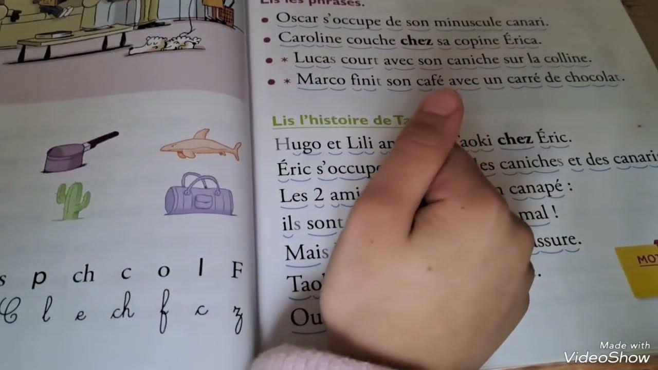 💜✌️🌺Lecture : livre taoki page 51 (les syllabes de la lettre C )