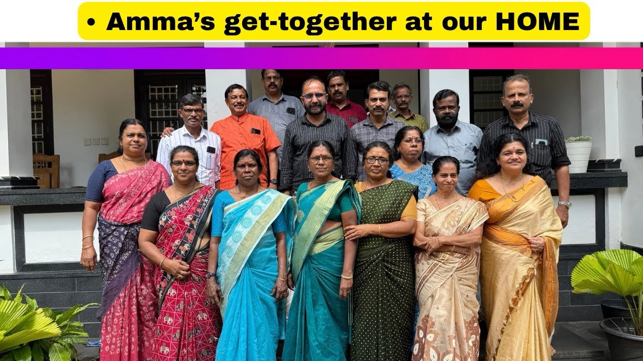 Hosting the Amma’s get- together at our HOME ||#gettogether #friends #batchmates #friendship #happy 