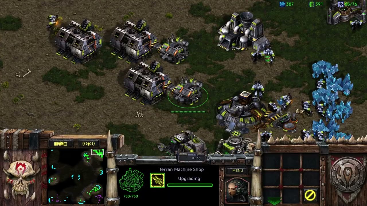 Starcraft Remastered 오랜만에 올려보는 테프전 투혼맵