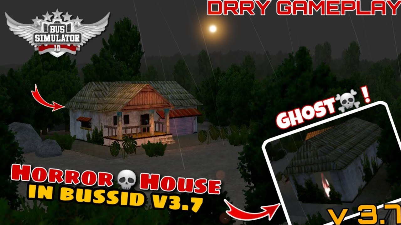 🎀🤩New HORROR💀House in bussid v3.7 || Default💯in bussid v3.7 || GHOST HOUSE☠️ ! || TAMIL