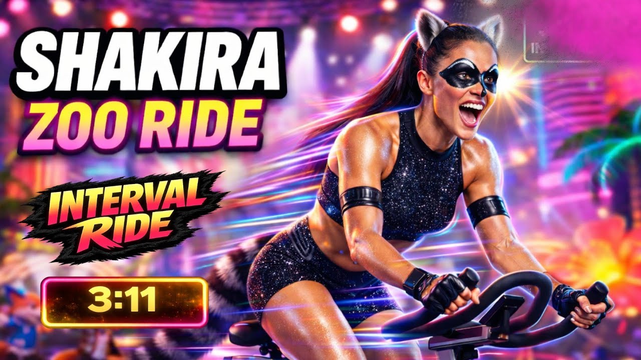 Shakira Zoo | High Intensity Fat Burning Indoor Cycling