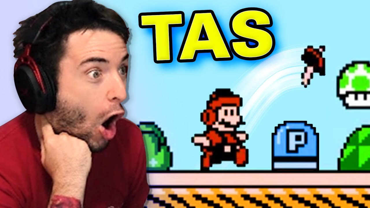 Reacting to the MOST UNIQUE Mario 3 TAS (Hammer Suit All 1-Ups & P-Switches)