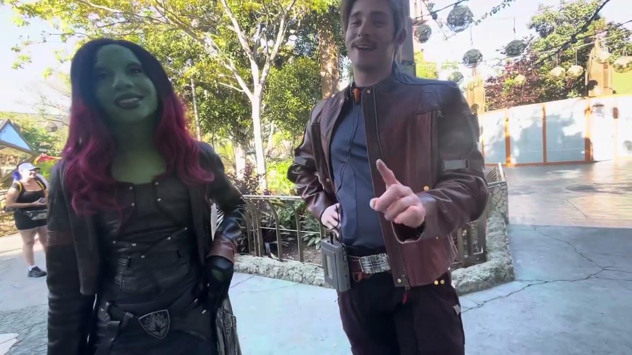 Meeting Star Lord and Gamora