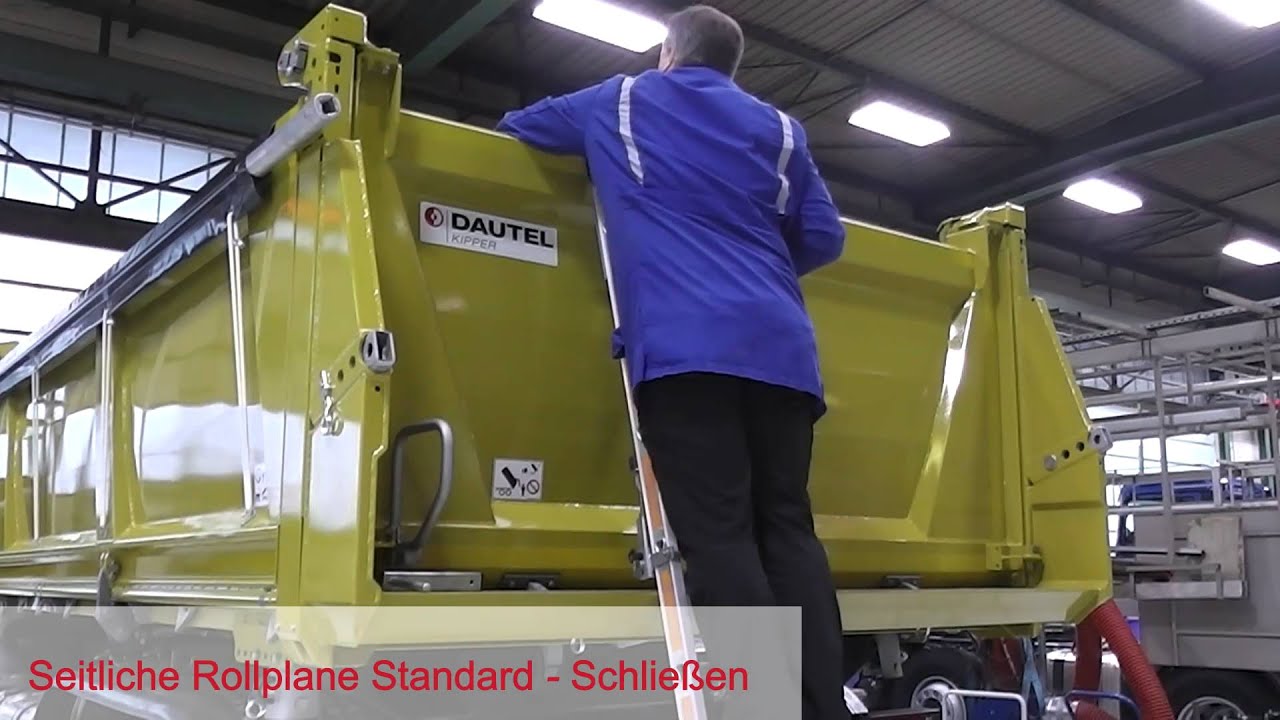 DAUTEL Dreiseitenkipper Rollplane seitlich Standard